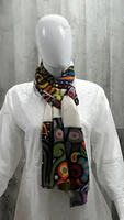 Cashmere Horse White Shawl