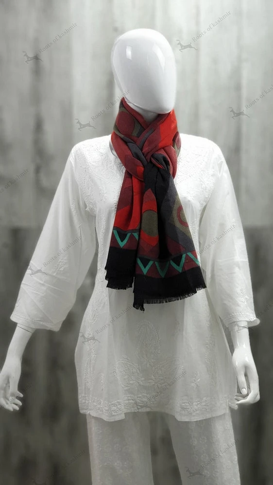 Cashmere  Designer Blocks Shawl