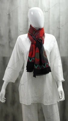 Cashmere  Designer Blocks Shawl