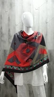 Cashmere  Designer Blocks Shawl