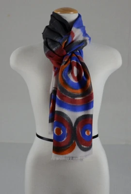 Circles & Stripes Marble Stole