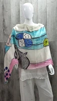 Cashmere scarf crayons