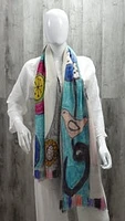 Cashmere scarf crayons