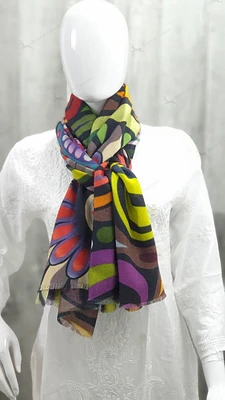 Colorful Cashmere Colorful Scarf