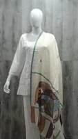 Pure Pashmina Kalamkari Stole Hand Embroidered (ONE OF A KIND