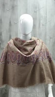 Pure Pashmina Towel with Sozni Work (ONE OF A KIND)
