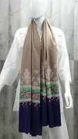 Pure Pashmina Shawl with Sozni hand embroidered