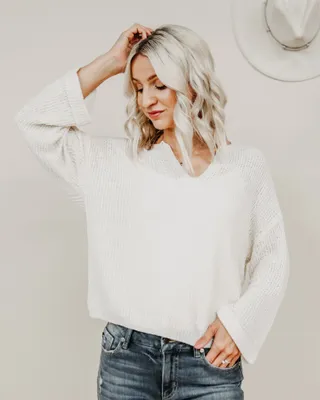 May V-Neck Knit Sweater