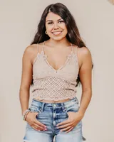 Maggie Crochet Crop Top