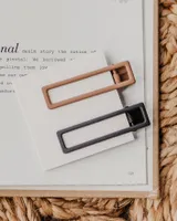 Rectangle Hair Clip Set