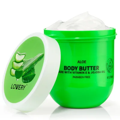 Lovery Aloe Body Butter - Ultra Hydrating Shea Butter Body Cream
