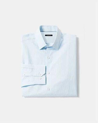 RW&CO. - Tailored-Fit Striped Linen Dress Shirt White Bright