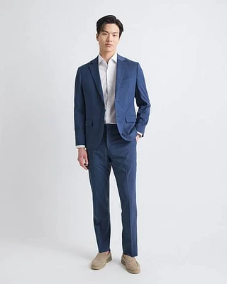 Slim-Fit Blue Suit Pant