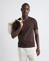Solid Supima (R) Cotton V-Neck T-Shirt
