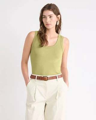 Camisole à Encolure Dégagée et Bretelles Larges