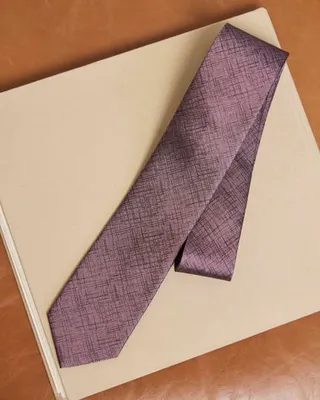 Cravate Étroite Texturée