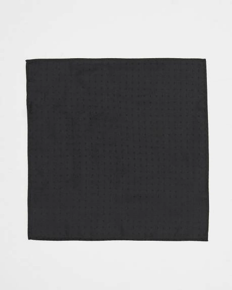 Black Dotted Handkerchief