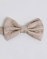 Noeud Papillon à Motif Floral Ton sur