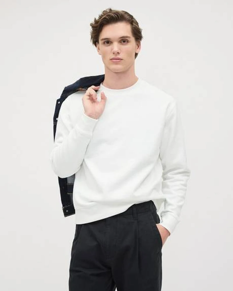 Long-Sleeve Crew-Neck Heavy-Knit Sweater