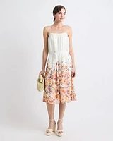 Robe Cocktail Midi Sans Manches
