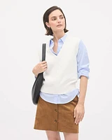 Striped Long-Sleeve Buttoned-Down Poplin Blouse