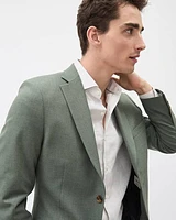 Slim-Fit Green Suit Blazer