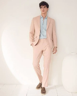 Slim-Fit Linen Suit Pant