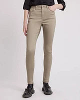 Solid High-Rise Natalie Ankle Jegging