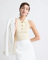 Ribbed Polo Tank