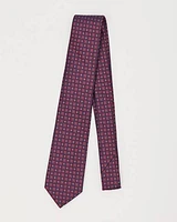 Regular Tie with Geometric Pattern