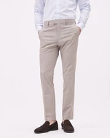 Slim-Fit Taupe Suit Pant