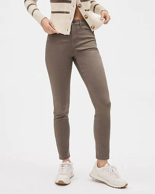 Solid High-Rise Natalie Ankle Jegging