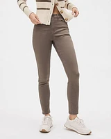 Solid High-Rise Natalie Ankle Jegging