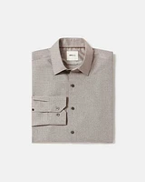 Chemise Habillée Style Tricot à Coupe Étroite