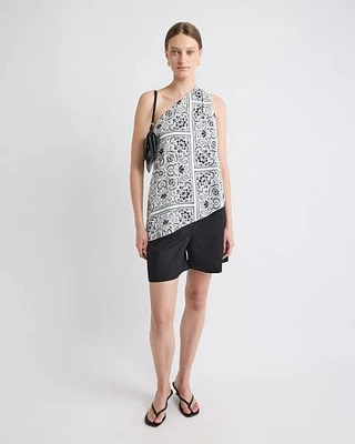 Blouse à Une Épaule