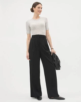 Wide-Leg High-Rise Pant