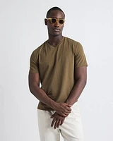 Solid Supima (R) Cotton V-Neck T-Shirt