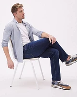 Medium-Wash Straight-Leg Jeans