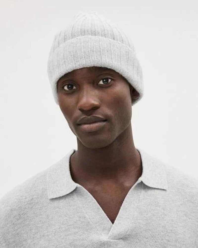 Cashmere-Blend Beanie