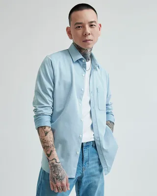 Slim Fit Textured Knit Shirt