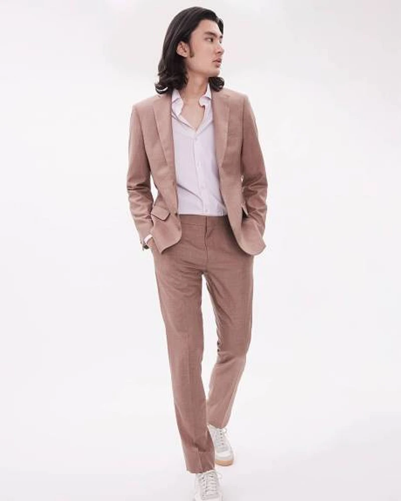 Slim-Fit Cedar Rose Suit Pant