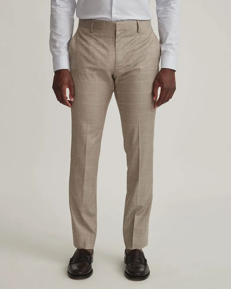 Buy Brooks Brothers Grey Flat Front Trouser BrooksGate for Men Online   Tata CLiQ Luxury