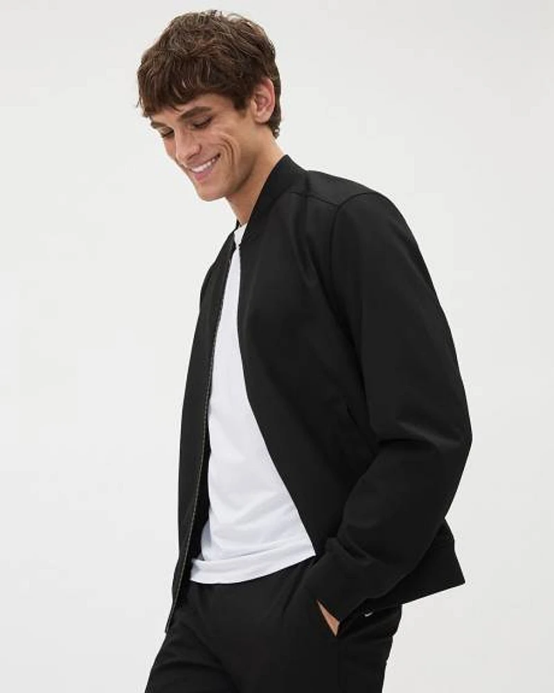 Black City Bomber Jacket