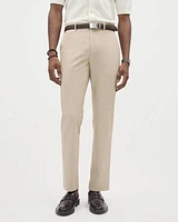 Solid Slim-Fit City Pant