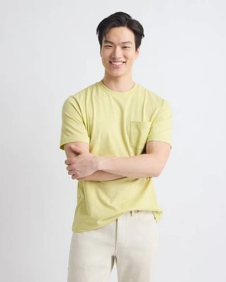 Short-Sleeve Crew-Neck Tee with Pocket