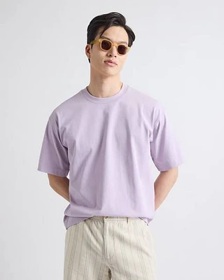 Heavy Oversized Short-Sleeve Crew-Neck Tee