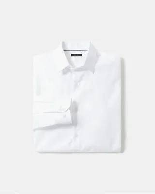 RW&CO. - Solid Easy-care Twill Dress Shirt