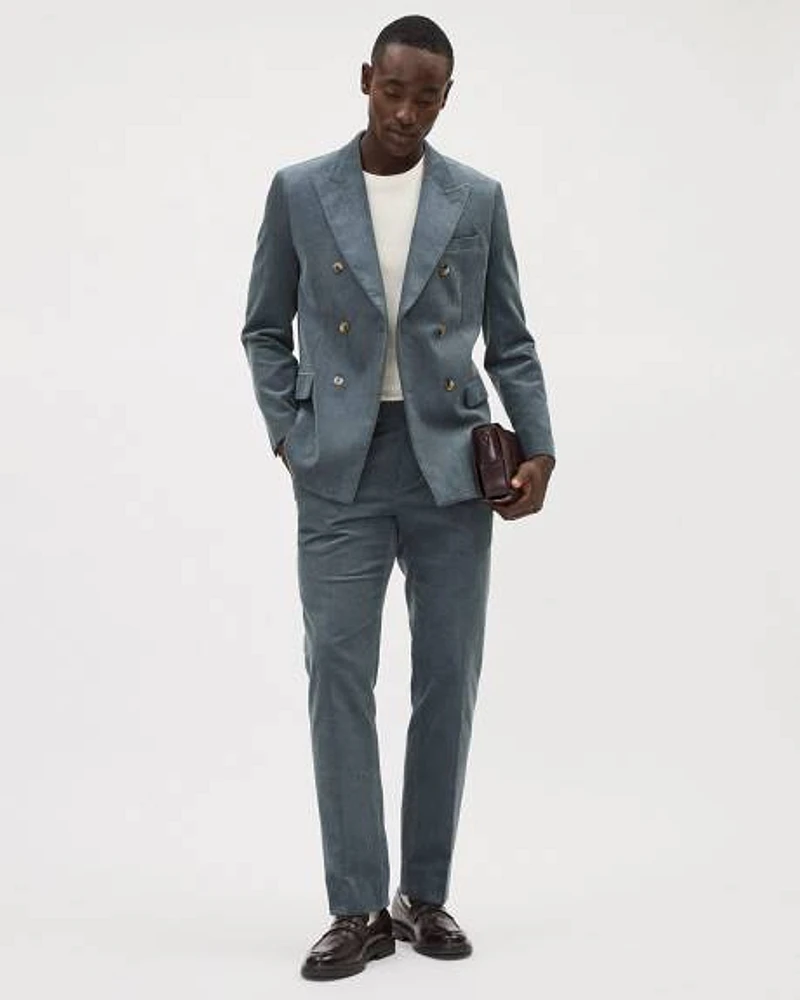 Tailored-Fit Corduroy Suit Pant