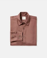 Regular-Fit Sateen Dress Shirt