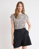 Classic-Fit Extended-Sleeve Crew-Neck Tee